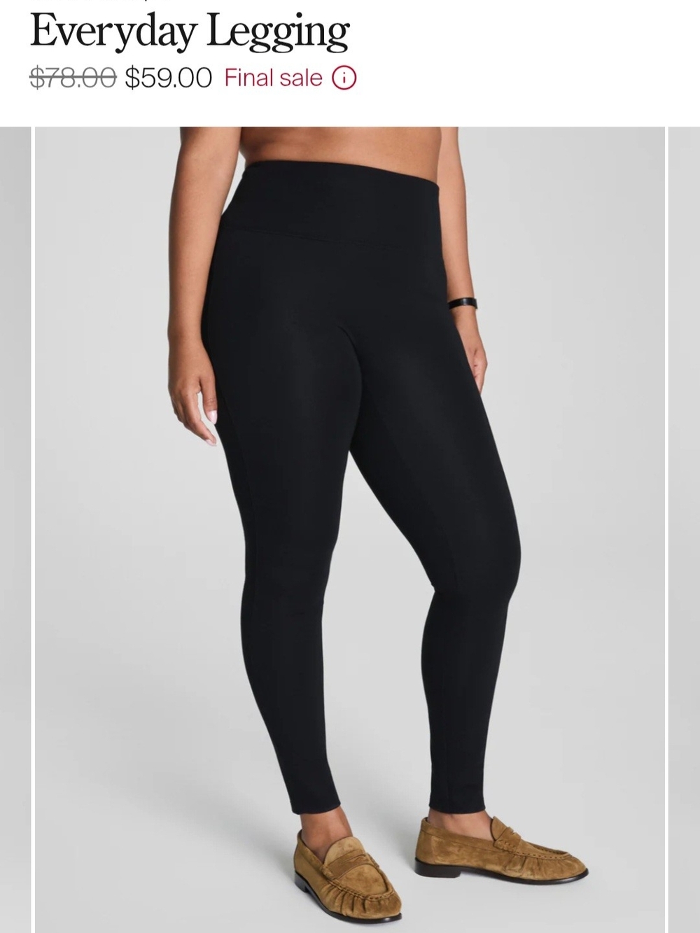 Everyday Legging - Black- NWT- M